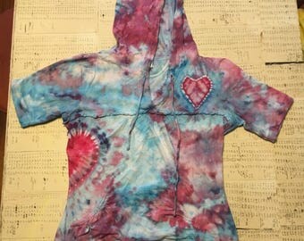 Girls Medium Tie Dye Hoodie