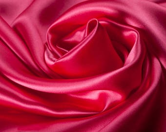 Pink silk fabric | Etsy