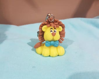 lion plush keychain