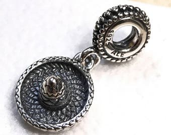 Genuine Pandora Sombrero Pendant Charm 791364
