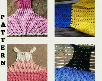 Princess Inspired dress blanket Pattern, crochet blanket pattern, crochet pattern, digital download