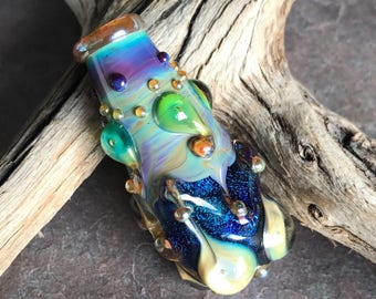 PARADISE FOUND - Handmade Lampwork Focal Bead - 1 Focal Bead - One of a Kind