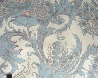 CLEARANCE SALE Vicki Payne Crewel Mineral Cotton HOME Decor Fabric By Yd