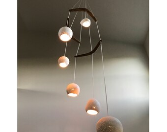 Chandelier lighting: CLAYLIGHT BOOMERANG HEX