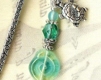 MINI bookmark in the waves ✿TORTUE MP164 ✿