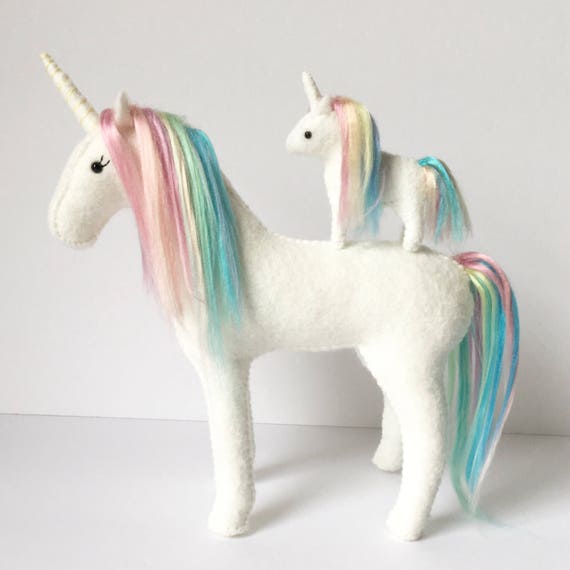 Unicorn Teddy Pattern | momma and baby stuffed unicorn sewing pattern bundle diy felt Unicorn Teddy Pattern | momma and baby stuffed unicorn sewing pattern bundle diy felt