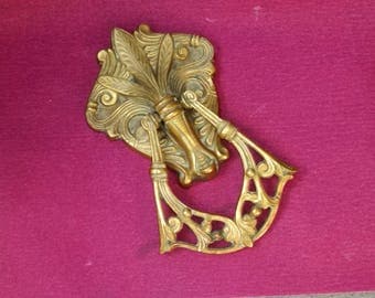 Brass French Large Door Knocker / Fleur De Lis ??