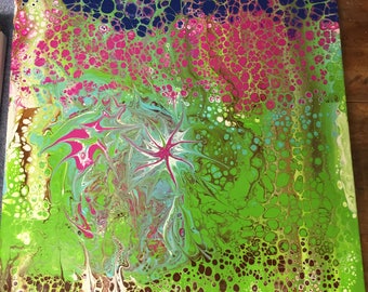Summer Blooms Acrylic Painting on Canvas