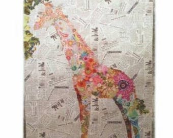 Potpourri Giraffe Collage