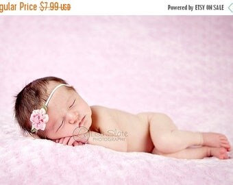 12% off SALE The single sprinkled- BIG Rose- stretch headband