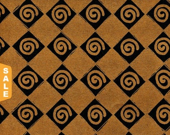 Hot August Paper Sale Scrapbooking Collage Card Making Artist Papers Black and Copper 18x24 Sheets in "Twist & Shout" Design