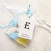 Contemporary Monogrammed Favor Tags Personalized Tags for