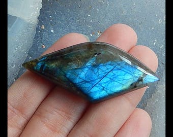 Labradorite Gemstone Cabochon,49x23x7mm,10.55g(C050)