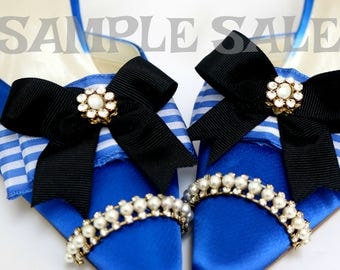 Sample Sale . Royal Blue Pointed Stilettos. Cobalt Blue size 9.5 shoes. Blue Evening Heels . Ankle Strap Evening Shoes . Slingback Shoes