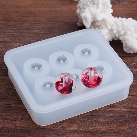 RESIN Round BEAD MOLD Silicone Mold to make 15mm round marble