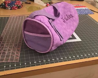 Ballerina Bag - Custom Tote Bag - Child's Duffel Bag - Customized Gym Bag - Cute Customized Child's Ballerina Bag