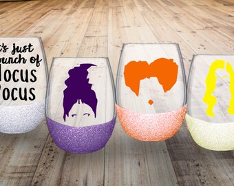 Hocus Pocus Wine Glass Set