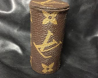 Louis Vuitton Stash Jar Container Repurposed LV Recycled