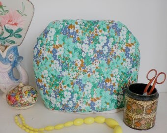 Vintage retro floral tea-cosy