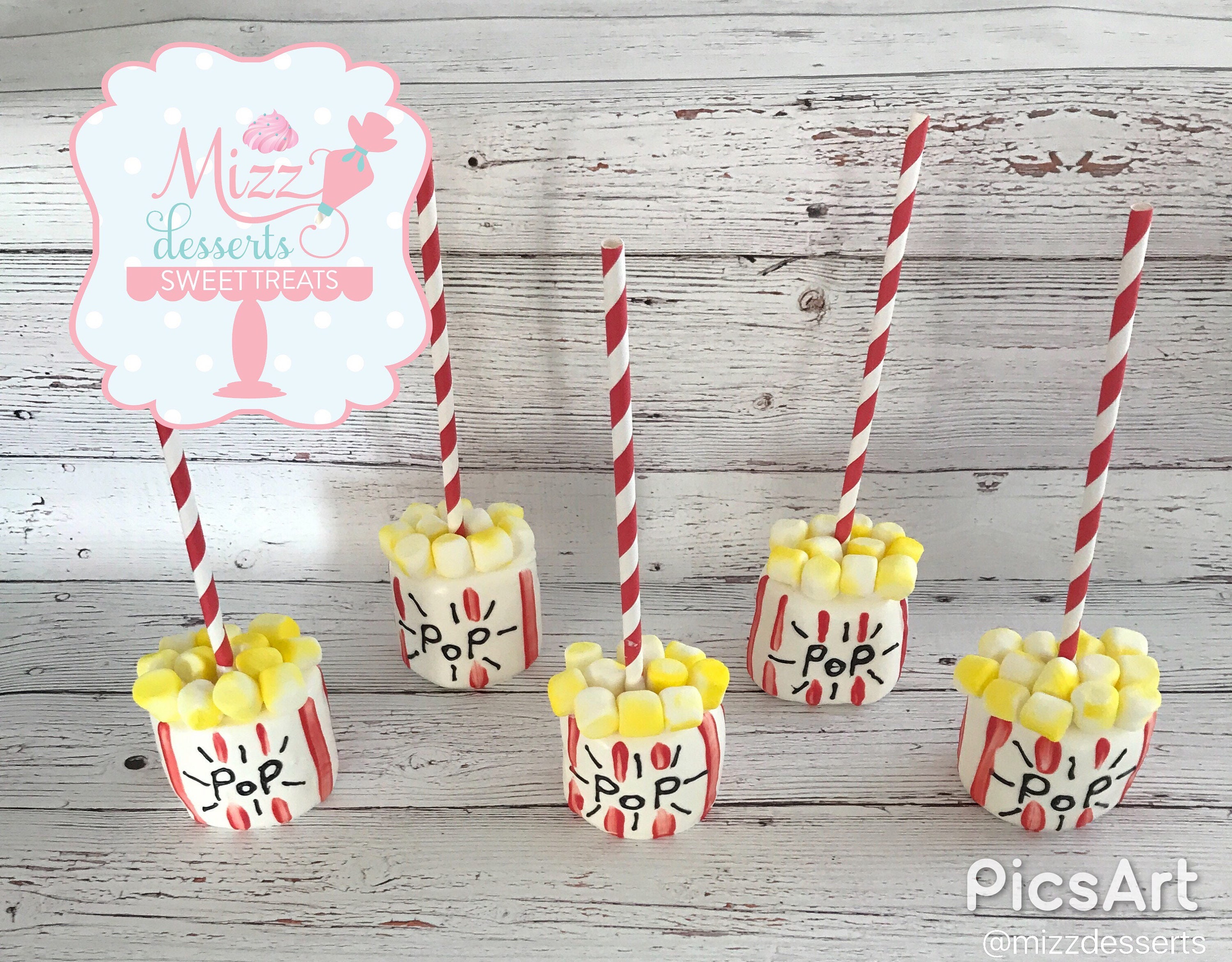 Jumbo Popcorn Box Marshmallow Pops