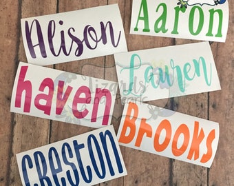 Personalized Name Decal / Name Decal / Name Decal for YETI/RTIC/Tumblers / Name Decal for Car / Name Decal for Laptops / Name Decal for Kids