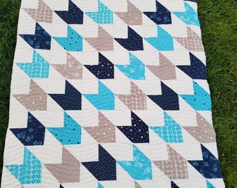 Baby, Baby Quilt Kit featuring Desert Bloom by Sherri and Chelsea for Moda, measures 36" x 48"