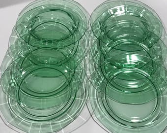 Retro Green Glass 10.6x21.4cm main image 0