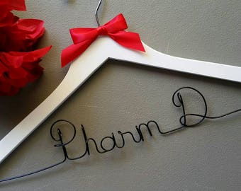 Pharmacist Doctor Hanger, Pharmacist Gift, Graduation Gift, White Coat Ceremony, First White Coat, New Pharmacist Gift, Pharmacist Gift