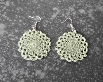 Pistachio green Stud Earrings