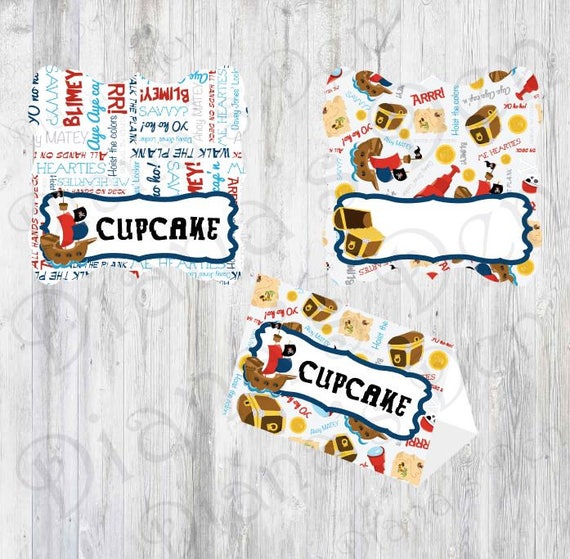 Pirate Food Tents/Pirate Birthday/Pirate Party/Food Labels/Girl Party/Boy Party Il_570xn