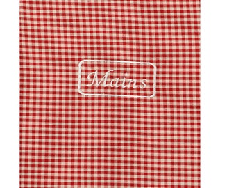 Tea towel embroidered "Hands" 50X70cm "Vichy"