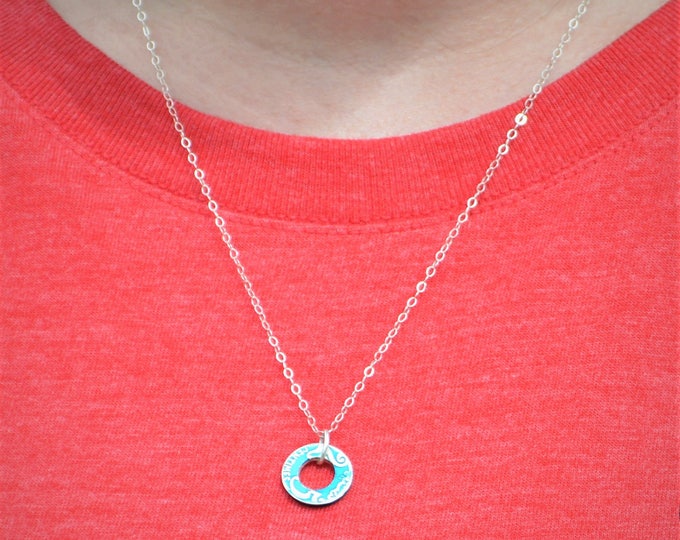 Moroccan Coin Necklace, Burgundy Coin Necklace, Coin Art, Morocco, Silver Coin, Moroccan Art, Boho Necklace, Two-Sided, Coin Charm, Charm