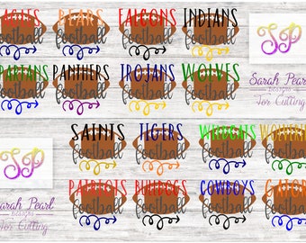 Bundle of Football Team Mascots Mom Sister Cheer Girlfriend SVG PNG DXF Eps Studio Cricut