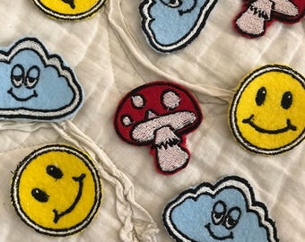 Trippy Hippy Iron On Patches