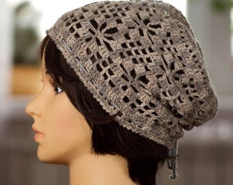 Women's Hat / Summer Hat / Crochet Hat / Hat For Women / Women's Beanie / Slouchy Beanie / Crochet Beanie / Handmade Beanie / Tam Hat