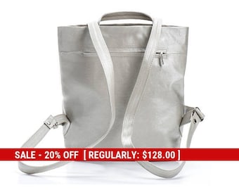 white backpack mini backpack purse backpack handbags womens backpack women - small backpack - fashion backpack - slim backpack - DAILYBPF