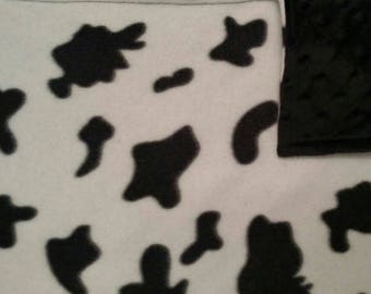 Cow Print Baby Blanket