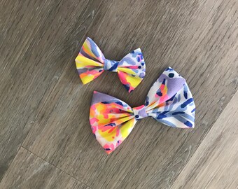 SO SNAPPY Lilly Pulitzer Fabric Bow 2 sizes