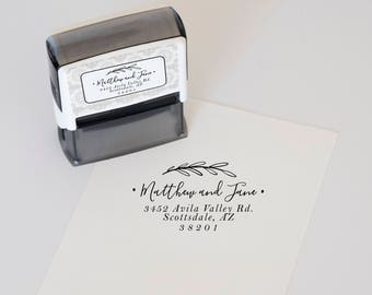 Custom Address Stamp, Self Inking Return Address Stamp, Personalized Address Stamp, Custom Stamp, Wedding address Stamp & invitation stamp