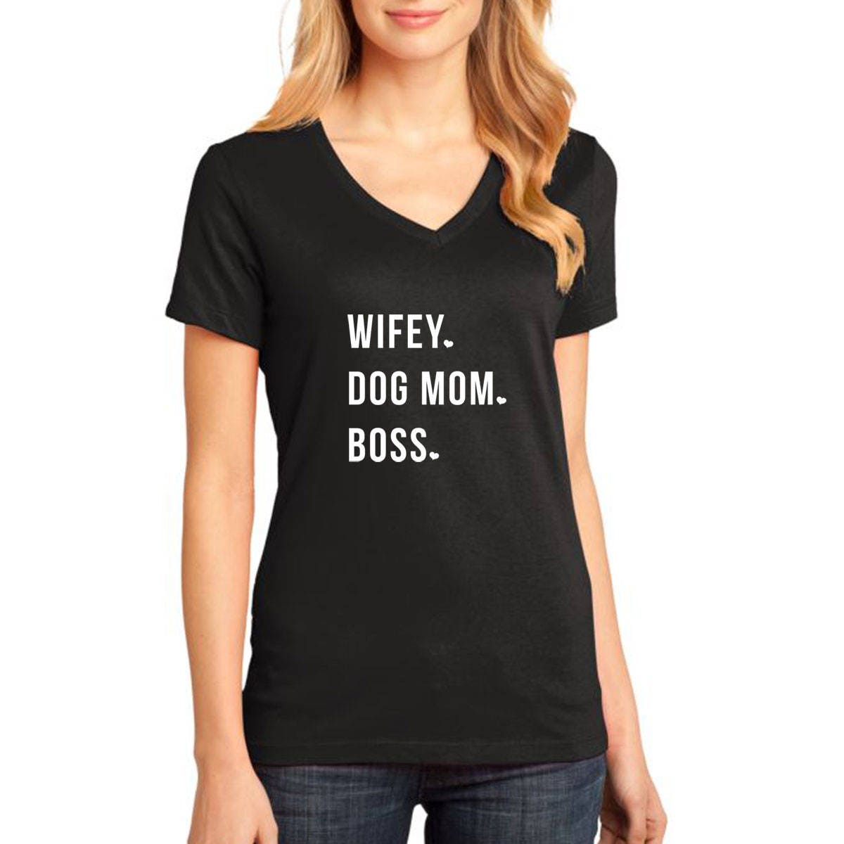 Download Wifey Dog Mom Boss Shirt T-shirt Funny Mom T-shirts Dog Lover