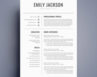 Resume Template | CV Template | Professional Resume Template | Resume Template Word | Creative Resume Template | Modern Resume Template