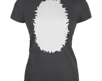 Halloween Raccoon Costume Juniors Soft T Shirt