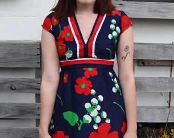 Gorgeous 1970s Floral Maxi