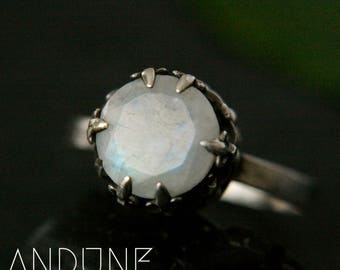 silver moonstone ring moonstone engagement ring pagan ring unique ring selene ring size n ring size 7 ready to ship rings - Pagan Wedding Rings silver moonstone ring moonstone engagement ring pagan ring unique ring selene ring size n ring size 7 ready to ship rings - Pagan Wedding Rings