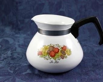 Vintage Corning Ware Spice of Life Le The Teapot, 6 Cups, Vintage from 1970s