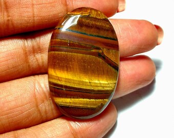 Golden tiger eye cabochon 1 piece 8.8 gm GM 496