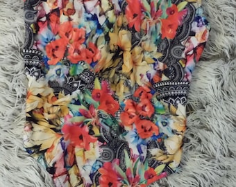 One Piece Low Back Swimsuit - Madusa Print