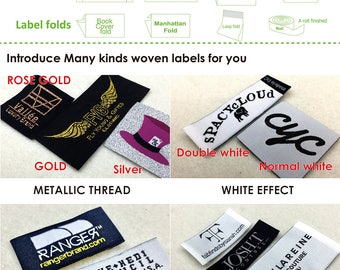 100-1000 pcs Custom clothing labels iron on, cloths iron on labels, clothing labels stick on, iron on clothing labels