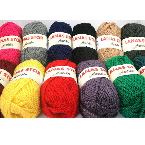 Astún by Lanas Stop Super Bulky Yarn 55percent Acrylic