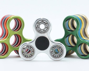 FAST! American Made Metal Tri Fidget Spinner